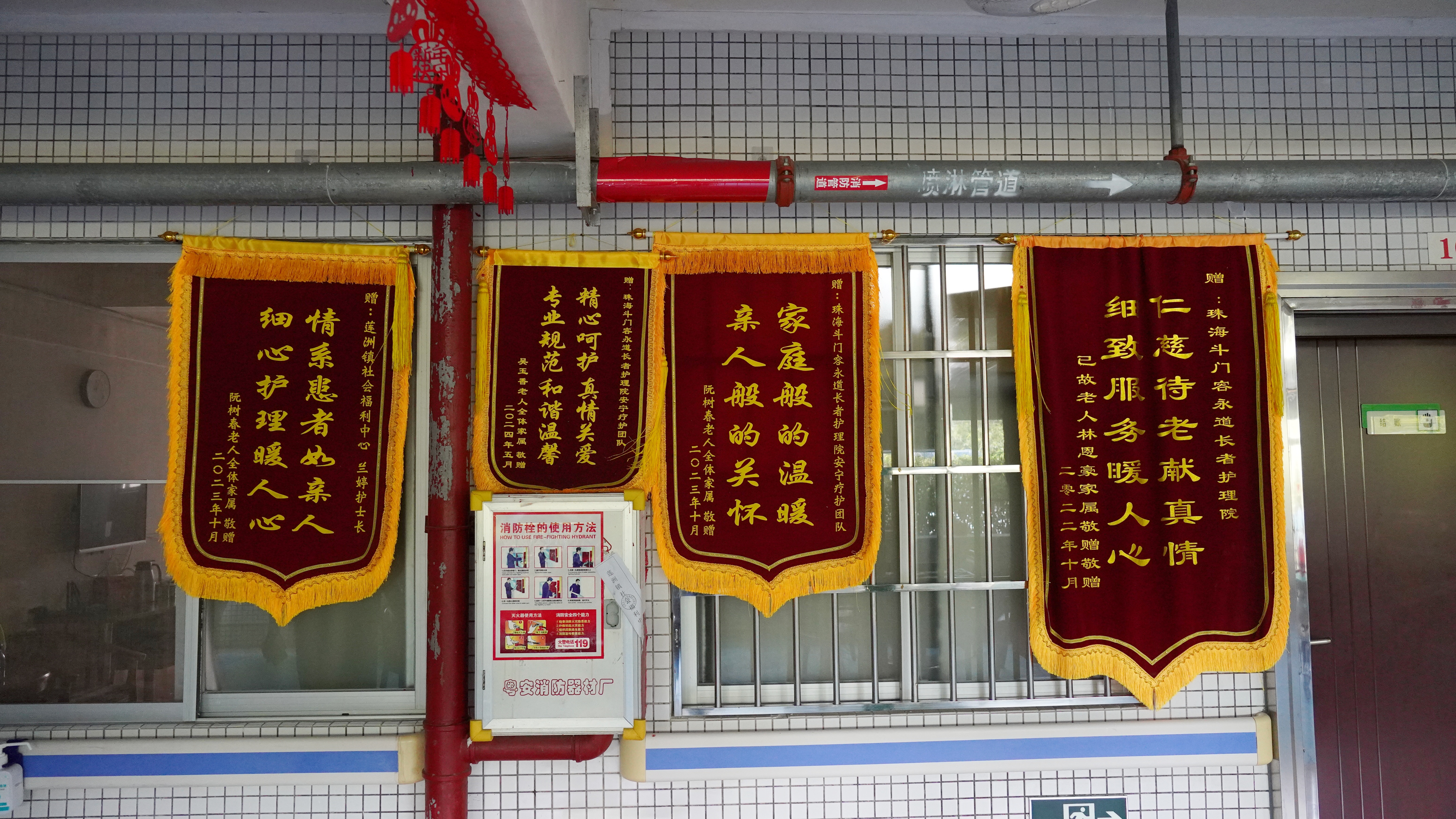 莲洲镇社会福利中心荣誉一角